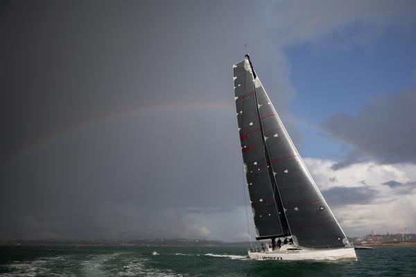 Racing yacht 'Wired' sports a full set of high tech Doyle Stratis ICE sails; the new sail fibre has been nominated for an interational marine industry design award.